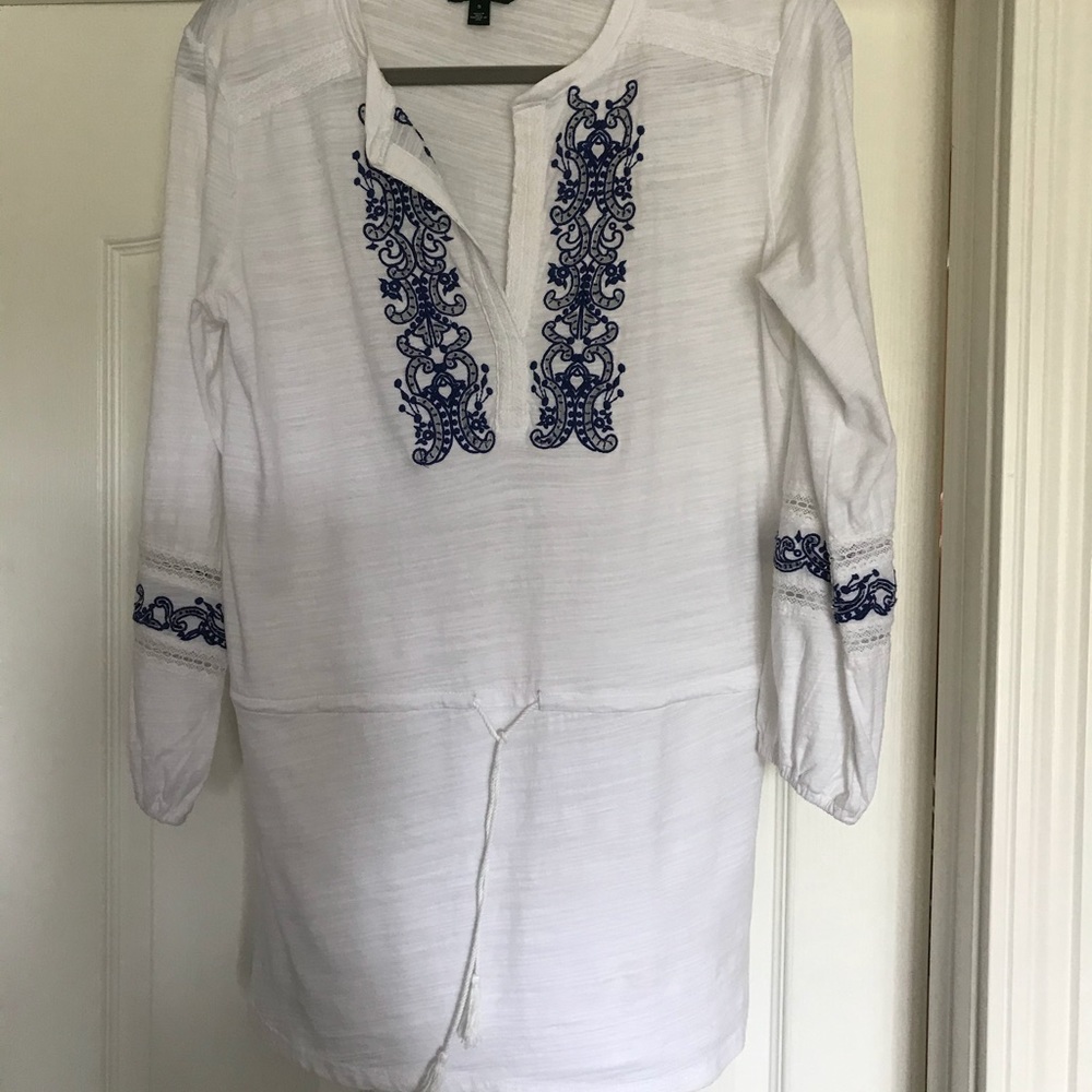 Ralph Lauren white tunic.